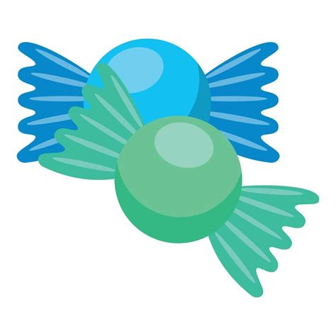 Icono De Caramelos De Menta Estilo De Dibujos Animados Vector