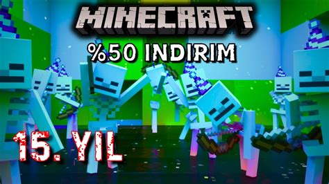 MINECRAFT 15 YIL ÖZEL İLK MİNECRAFT SÜRÜMÜ 50 İNDİRİM VE DAHA