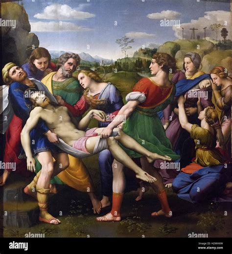 Raphael Raffaello Sanzio Da Urbino 1483 1520 The Deposition Of