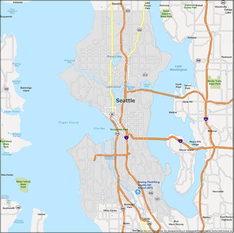 Seattle County Map