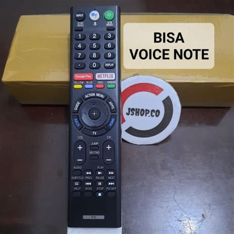 Jual REMOTE REMOT TV LCD LED SONY ANDROID TV SMART RMF TX300U RMF