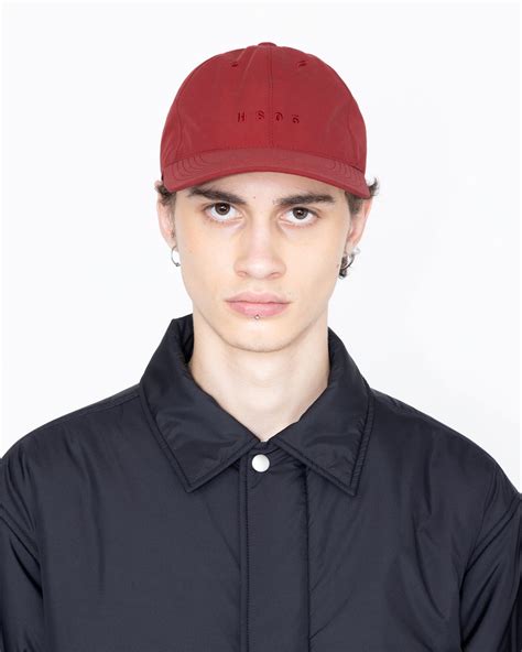 Highsnobiety Hs05 3 Layer Taped Nylon Cap Red Highsnobiety Shop