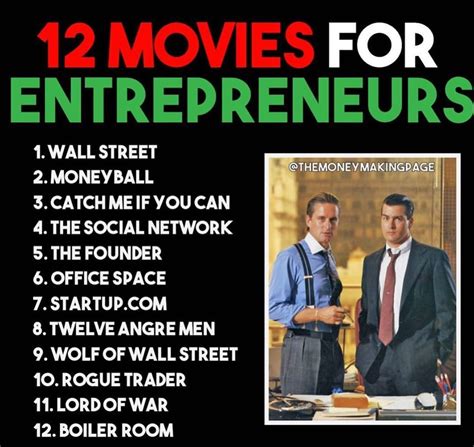 Best Entrepreneur Movies