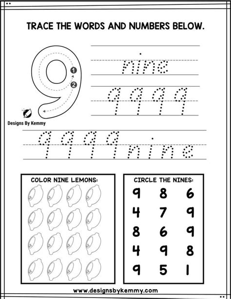 Number Tracing Worksheets 0 9 Kindergarten Worksheets