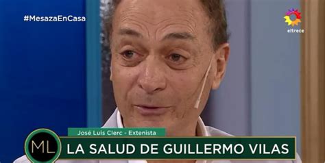 Cuando José Luis Clerc se quebró en vivo al hablar de la salud de