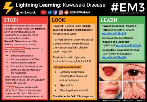 Lightning Learning Kawasaki Disease EM3 East Midlands Emergency