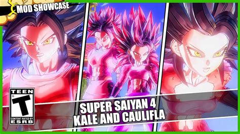 Super Saiyan 4 Kale And Caulifla Dragon Ball Xenoverse 2 Mod Showcase