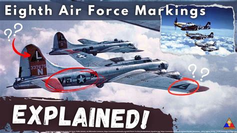 Us Wwii Aircraft Markings What Do They Mean Eighth Air Force Youtube