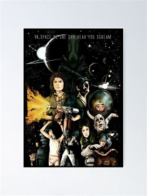 In Space No One Can Hear You Scream Poster For Sale By Simonbreeze