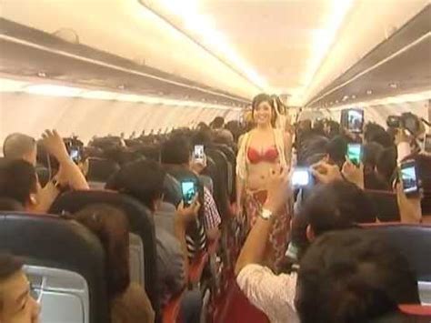 Bikini Dance Show By Girls Onboard A VietJet Air Flight YouTube