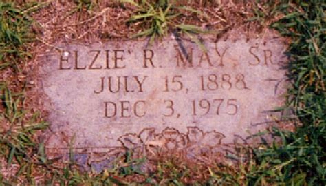 Elzie Robert May Sr 1888 1975 Find A Grave Memorial