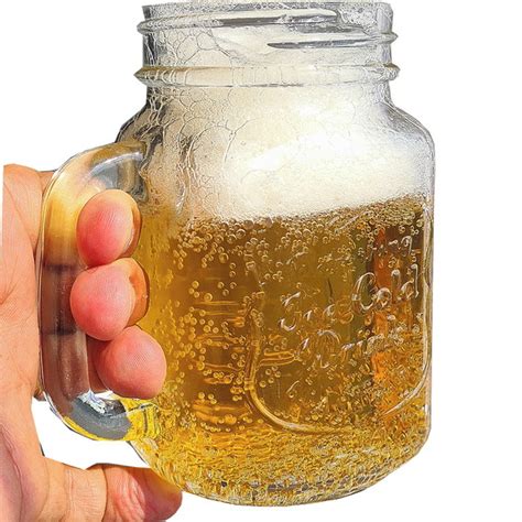 1 Caneca Vidro Mason Jar Lisa Chopp Cerveja Sweet Amado Elo7