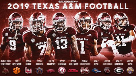 Texas A&m Football Schedule 2019 - 1920x1080 Wallpaper - teahub.io