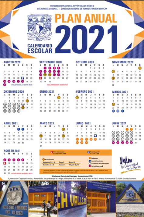 Calendario Escolar 2020 2021 Mexico