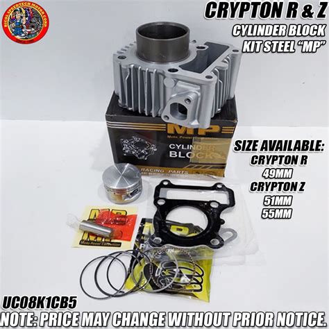 Crypton R Z Cylinder Block Kit Steel Mp Uc K Cb Uc K Cb