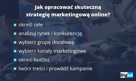 Strategia Marketingowa Online Jak J Zbudowa W Krokach Digad Pl