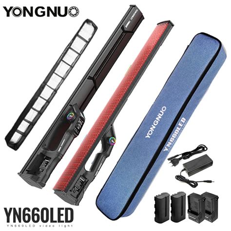 Yongnuo YN660 LED 2000K 9900K RGB Full Color Video Light Handheld Ice