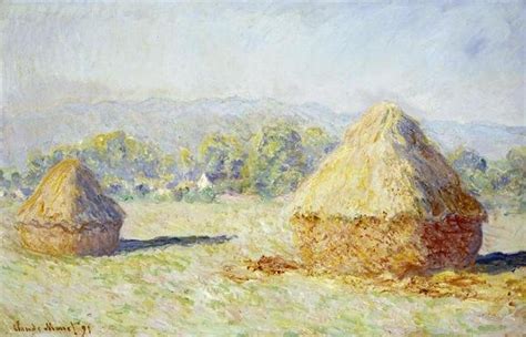 Claude Monet - Haystacks, Morning Effect - Art Print - Global Gallery