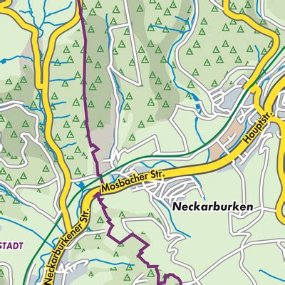 Verwaltungsgemeinschaft Mosbach - Stadtpläne und Landkarten