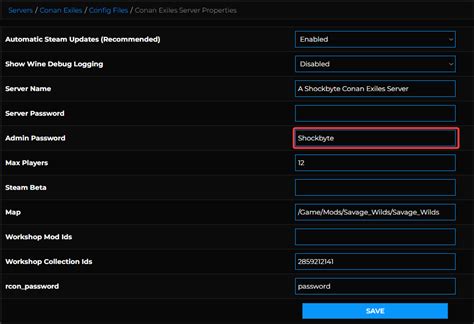 How To Add An Admin To Your Conan Exiles Server Knowledgebase Shockbyte