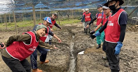 3／3（日）第29回「日本九援隊」令和5年7月九州北部豪雨被災地久留米市田主丸町「鳥越ぶどう農園・上村かき農園」災害ボランティア派遣 参加者大募集中