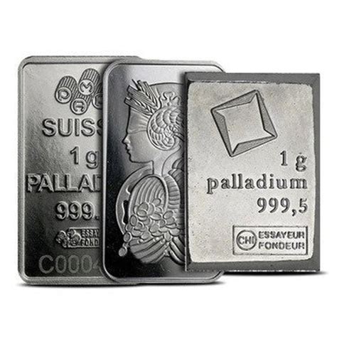 1 Gram Palladium Bar Random Rare Metal Investment Gift Etsy