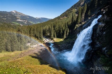 The Krimml Waterfalls In The High Tauern National Park Krimml Wall