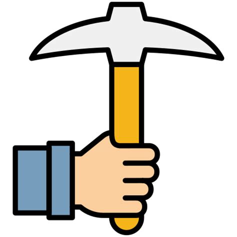 Pickaxe Generic Outline Color Icon