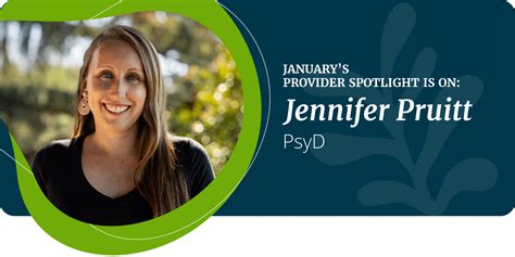 January Provider Spotlight Dr Jennifer Pruitt Lcp