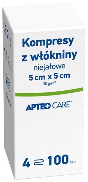 Apteo Nieja Owe Kompresy Z W Kniny X Cm Szt Allegro Pl