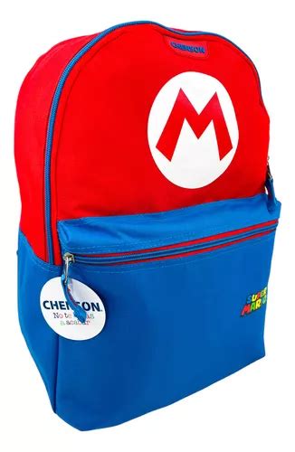 Mochila Mario Bros Mario Kart Chenson Extra Resistente Primaria