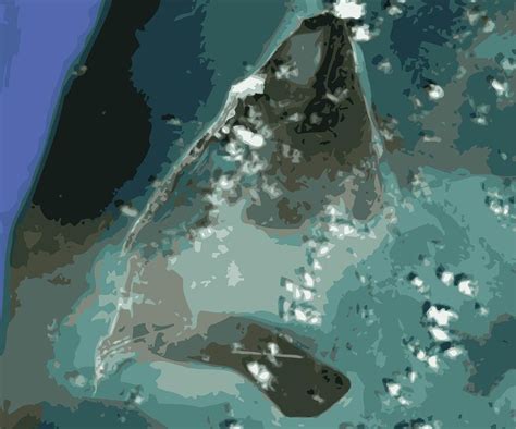 Digital Map Of North And South Bimini Islands Neal Watson S Bimini