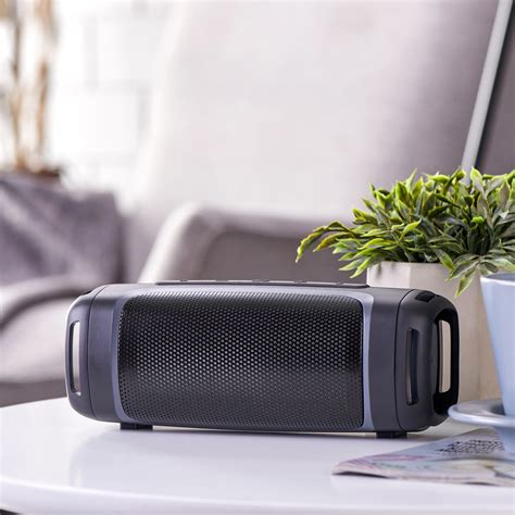 Blackweb Rugged Portable Bluetooth Speaker With Built In Speakerphone