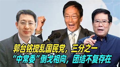 欧崇敬：郭台铭搅乱国民党，三分之一“中常委”倒戈相向，团结不复存在 Youtube