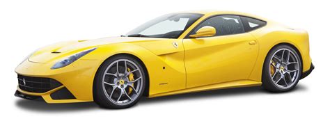 Side View Yellow Ferrari PNG Image PNG Mart