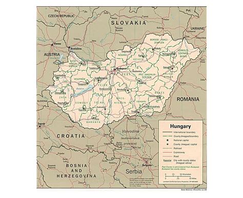 Maps Of Hungary Collection Of Maps Of Hungary Europe Mapsland