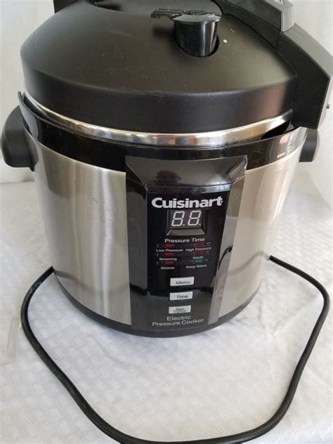 Cuisinart CPC 600 Electric Pressure Cooker 6 Qt Used One Time