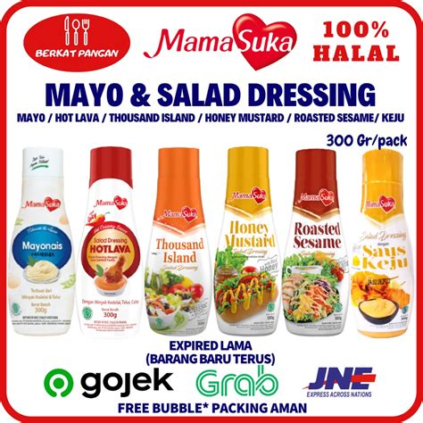 Jual MamaSuka Mayonais Hot Lava Thousand Island Honey Mustard Mayo