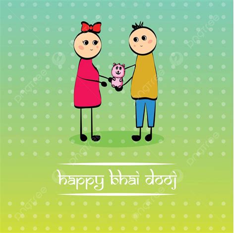 Hindu Festival Bhai Dooj Background Rakshabandhan Dhuj Bhai Vector