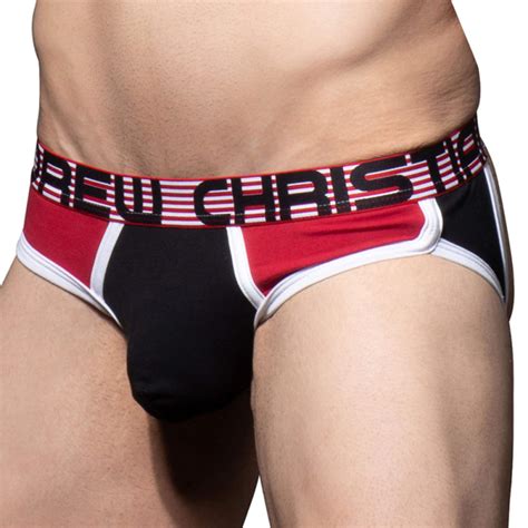 Andrew Christian Jock Strap Coton Almost Naked R Tro Noir Rouge