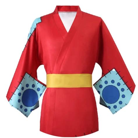 Jual One Piece Monkey Dluffy Kostum Kimono Jubah Stelan Penuh Pariasi