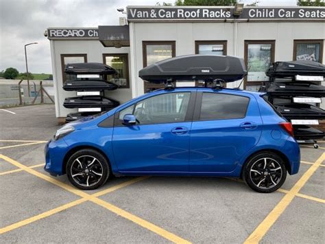 2016 Toyota Yaris Thule Wingbar Evo Roof Bars And Thule Force Xt M Roof Box The Journey