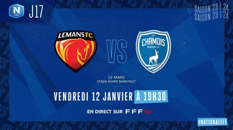 J17 Le Mans FC Chamois Niortais FC 0 2 Vidéo Dailymotion