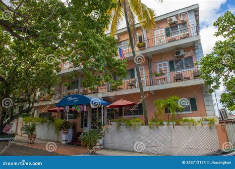 Towne Hotel, Nassau, Bahamas Editorial Stock Image - Image of heritage, colony: 243712124