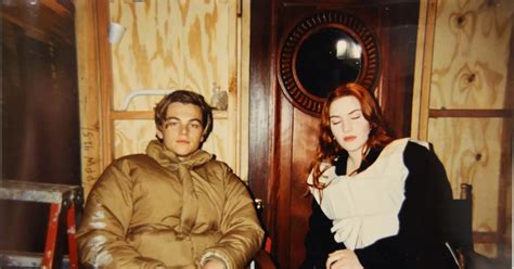 Unseen Photos Of Leo Dicaprio And Kate Winslet Filming Titanic Surface