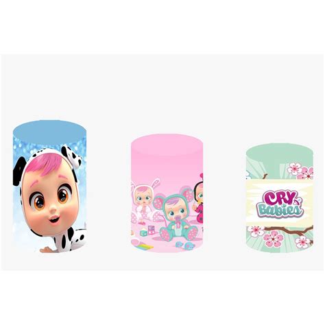 CAPAS CILINDROS TECIDO SUBLIMADO CRY BABIES Shopee Brasil