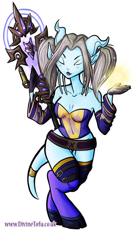 Verucasalt Wow Chibi Draenei Priest By Divinetofu Warcraft Gaming Computer Games Art Game Art