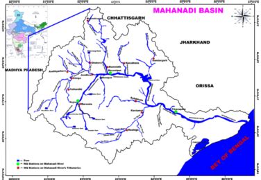 Mahanadi River System | Rivers of India - ENSEMBLE IAS ACADEMY