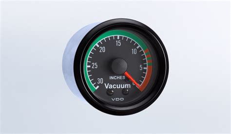 30" HG Vacuum Gauge with Tubing Kit - VDO Instruments