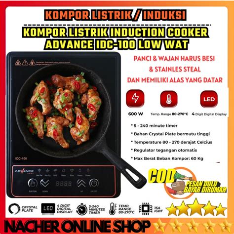 Jual Advance Kompor Induksi Listrik Idc 100 600w Hemat Listrik